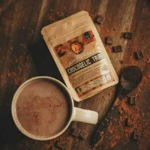 Chocodelic Trip CBD Hot Cocoa 215mg _ The Brothers Apothecary - Photo of CBD Hot Cocoa In a Cup