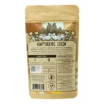 Chocodelic Trip CBD Hot Cocoa by The Brothers Apothecary - Back of Medium 9 Serving Bag