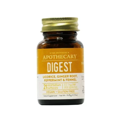 Digest Well CBD Capsules by The Brothers Apothecary - 1oz Bottle