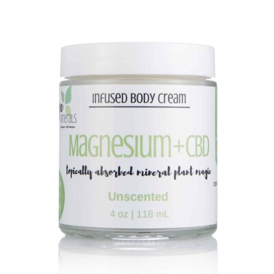 Magnesium + Full Spectrum Hemp Cream | Dope Minerals – 400mg-4oz, Unscented