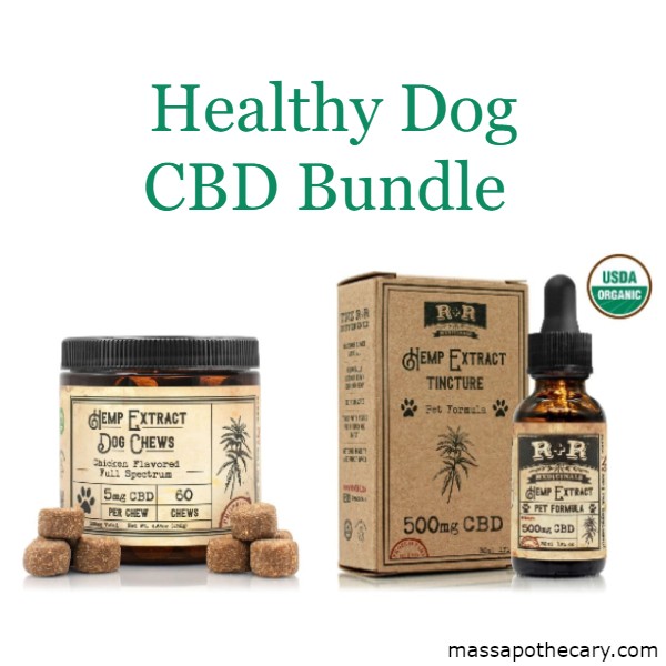 Image of Healthy Dog CBD Bundle - Dog CBD Oil and Treats | The Mass Apothecary