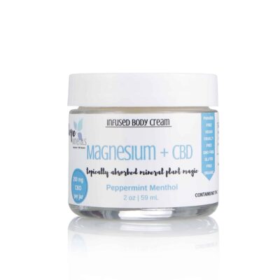 Magnesium + Full Spectrum Hemp Cream | Dope Minerals – 200mg-2oz, Peppermint