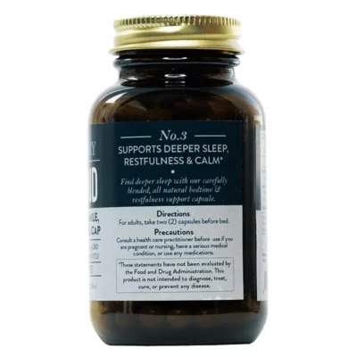 Sleep Aid CBD Capsules by The Brothers Apothecary - 4oz Bottle Side