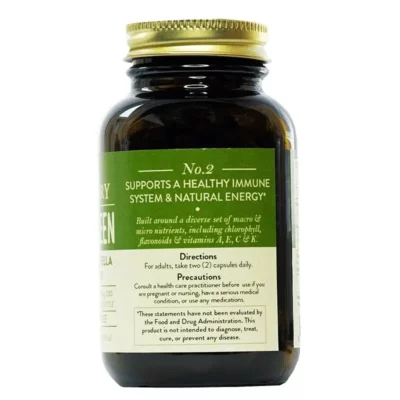 Super Greens CBD Capsules by The Brothers Apothecary - 4oz Bottle Side