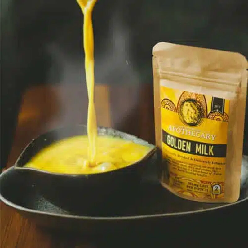 Vegan Golden Milk CBD Turmeric Latte - The Brothers Apothecary - Decorative Image