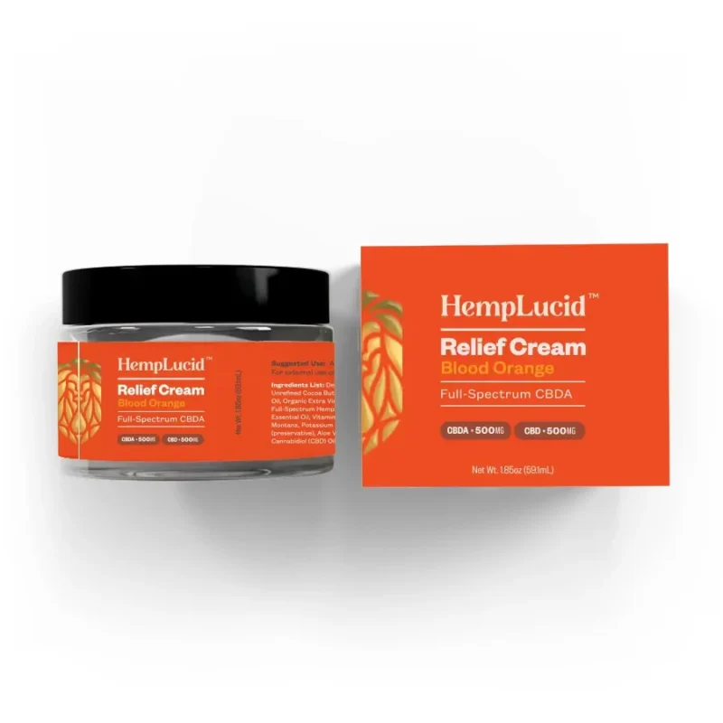 Hemplucid Vegan CBDa Body Cream 1000mg
