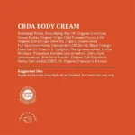 Hemplucid Vegan CBDa Body Cream 1000mg - Ingredients + Suggested Use