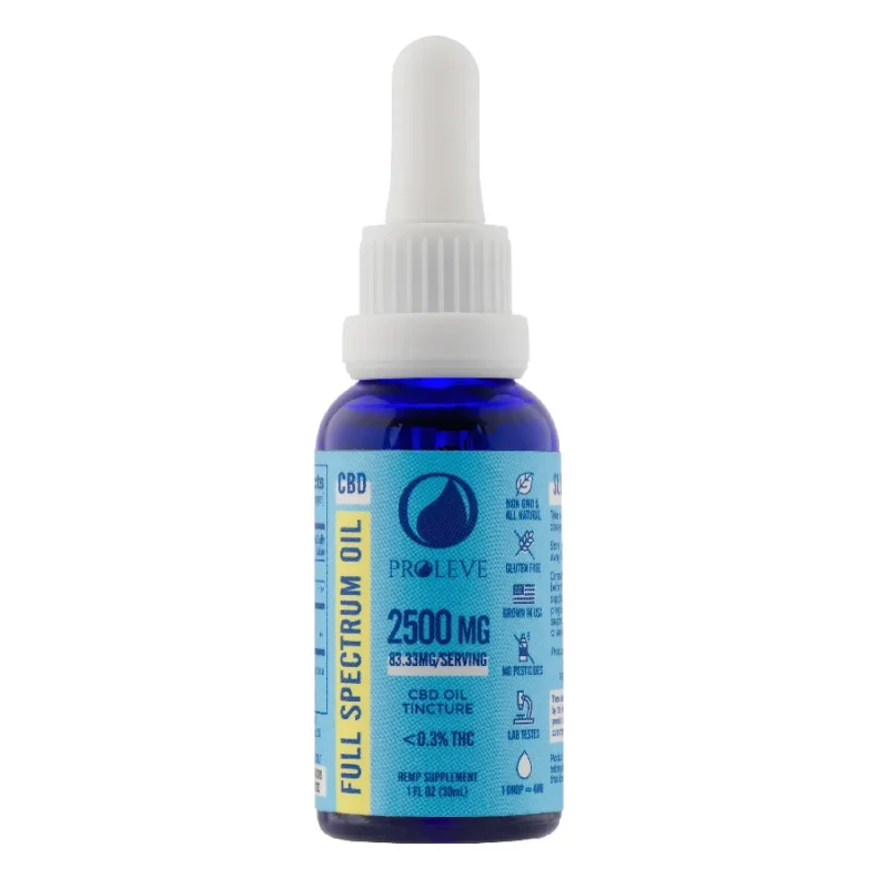 Proleve CBD Full Spectrum CBD Oil Tincture - 2500mg