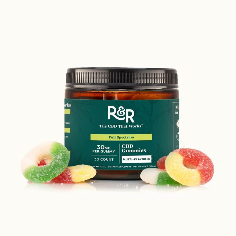 R+R Medicinals 30mg Full Spectrum CBD Gummies