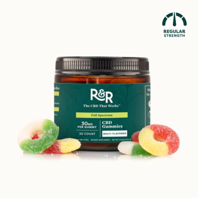 R+R Medicinals Full Spectrum CBD Gummies - 30mg Regular Strength