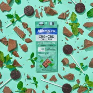 CBG+CBD Chill Lollipop - Mint Chocolate - Decorative