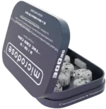 Microdose CBD Drops Hard Candies - CBD - THC - CBG Photo of Open Tin