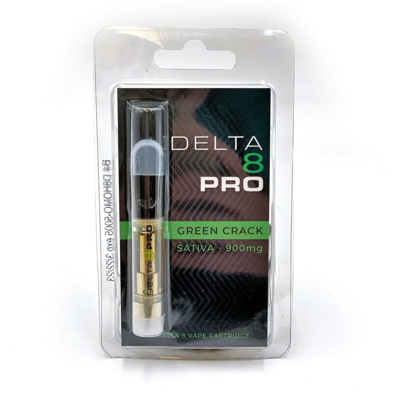 Green Crack Delta 8 Vape Cartridge - 1ML D8 Cart