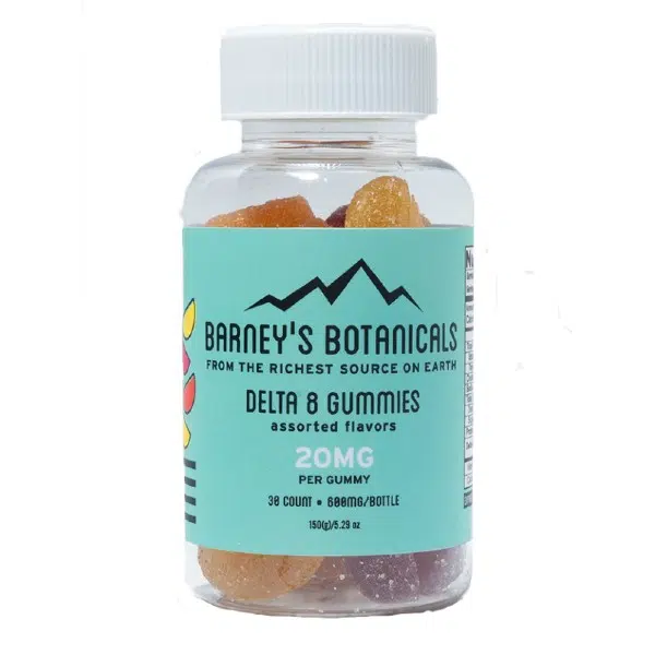 Delta 8 Gummies 20mg-30ct by Barney's Botanicals