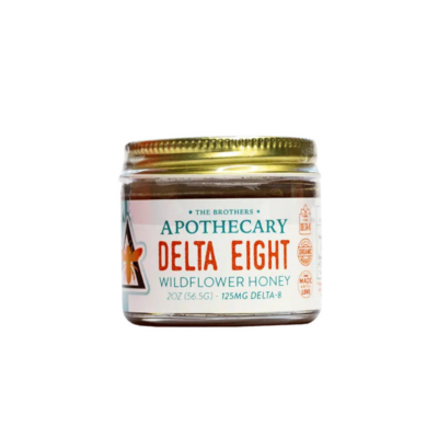 Organic Wildflower Delta 8 THC Honey Jar - 2oz