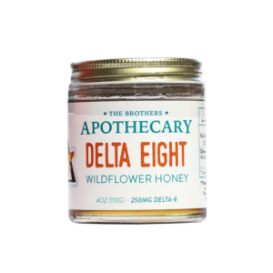 Organic Wildflower Delta 8 THC Honey Jar - 4oz Front