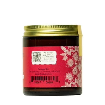Renewing CBD Face Cream - Rosehip, Hibiscus, & Aloe - The Brothers Apothecary - Side of Jar 2