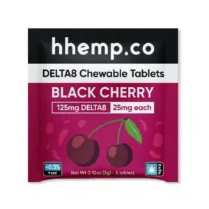 HH Delta 8 Chewables 25mg - Black Cherry 5 Pack