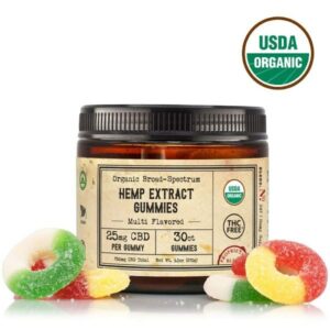 25mg Vegan CBD Gummies - Broad Spectrum _ R + R Meds
