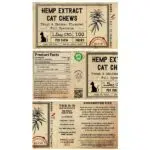CBD Cat Chews by R+R Medicinals - CBD Cat Treats - Photo of Label
