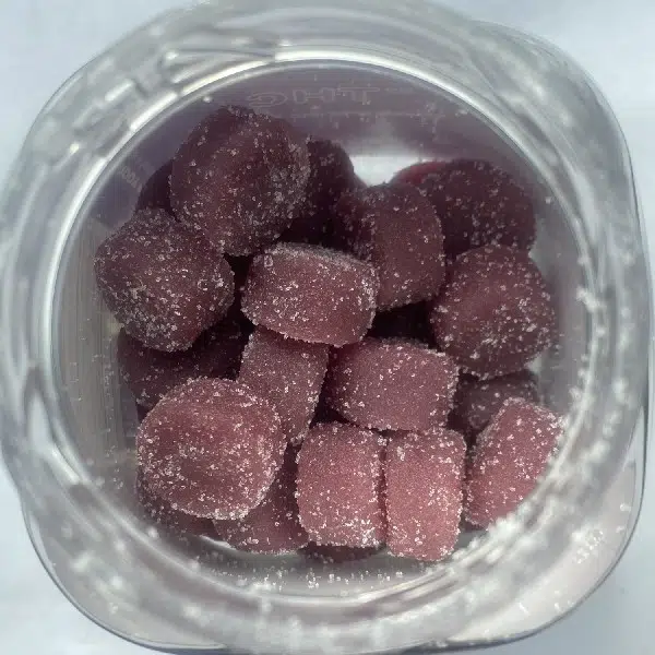 Granddaddy Sour OG CBD and THC Gummies - Photo of Gummies Closeup