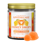 Orange Turmeric Honey Drops - CBN-CBG-CBD Gummies