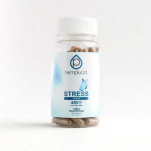 Stress Stacks CBD Capsules – Hemplucid - Photo Of Capsules Bottle