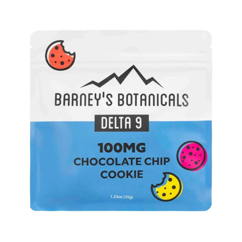 Barney’s Botanicals 100mg Delta 9 Chocolate Chip Cookie