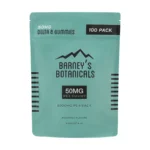 Barney’s Botanicals 50mg Delta 8 Gummies - 100 Count Bag Front