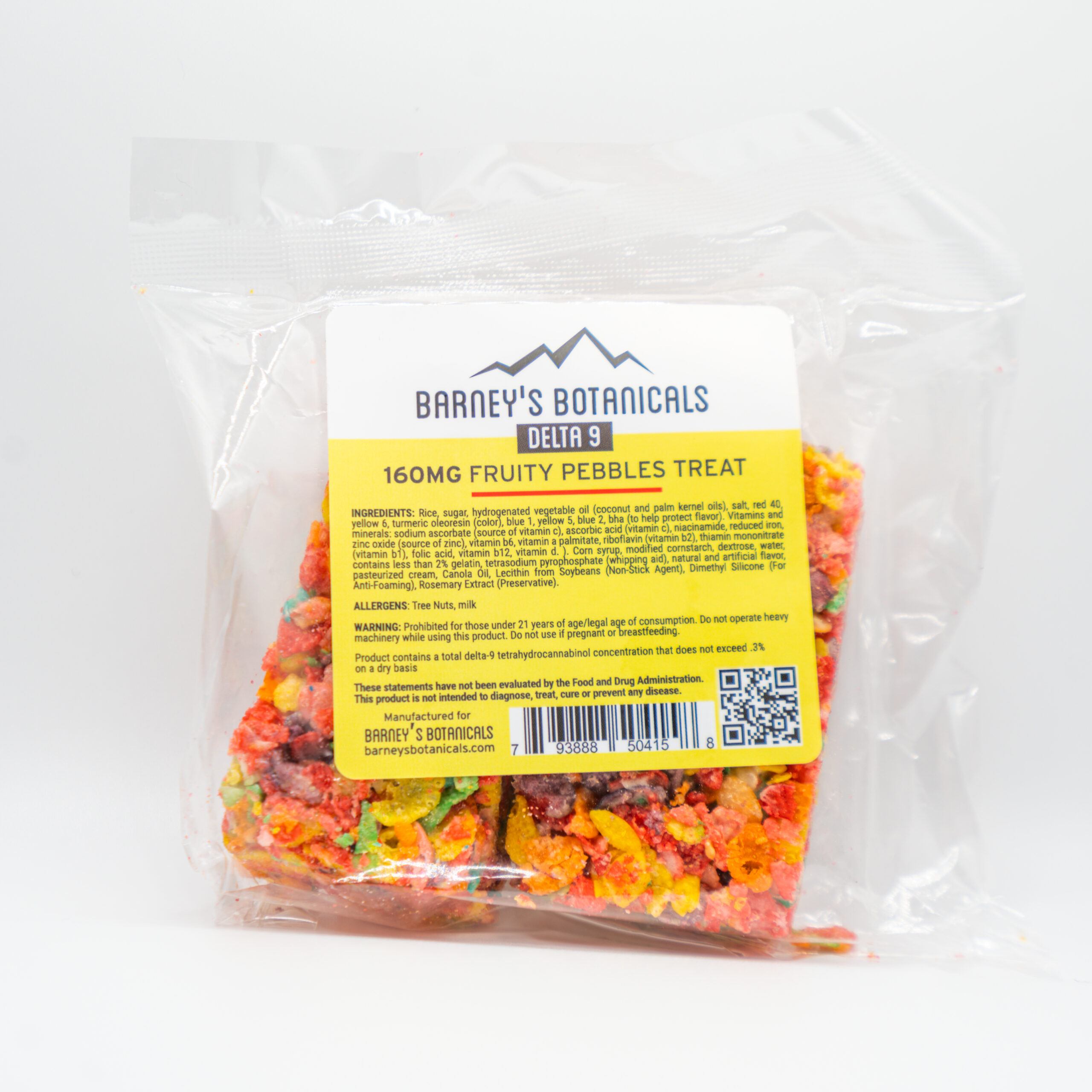 Barney's Botanicals Delta 9 Rice Krispy Treat - 160mg