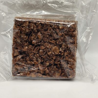 Barney's Botanicals Delta 9 THC Cereal Bars - 160mg - Cocoa Pebbles back of Bag