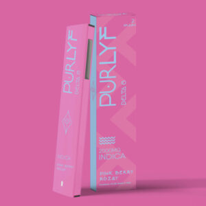 Purlyf Pink Berry Rozay Delta 8 Disposable Vape - 2G 2000mg D8