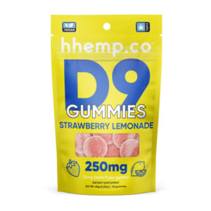 HHemp.co Delta 9 Gummies - 25mg Strawberry Lemonade 10ct Bag