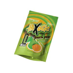 Hixotic Peach Pear Punch THC Gummies - 10 Count Bag