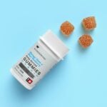 Wunderkind Hybrid THC Gummies with CBD+CBG - Mango Haze x Blue Raspberry - White Line 20ct Designer Photo