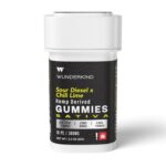 Wunderkind Sativa THC Gummies with CBD+CBG - Sour Diesel x Chili Lime - Black Line 10ct