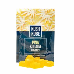 Kush Kube Pina Kolada Delta 9 THC Gummies