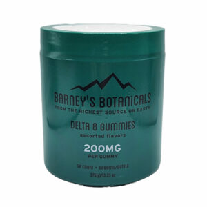 Barney’s Botanicals 200mg Delta 8 Gummies - High Potency THC Gummies