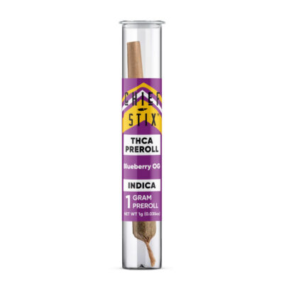 Chief Stix THCa Prerolls - Indica - Blueberry OG