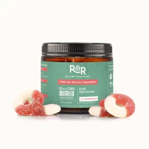 R&R CBD De-Stress Gummies with CBG+CBN - 30ct Jar