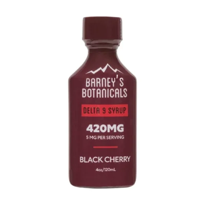 Barney's Botanicals Delta 9 THC Syrup - 420mg - Black Cherry