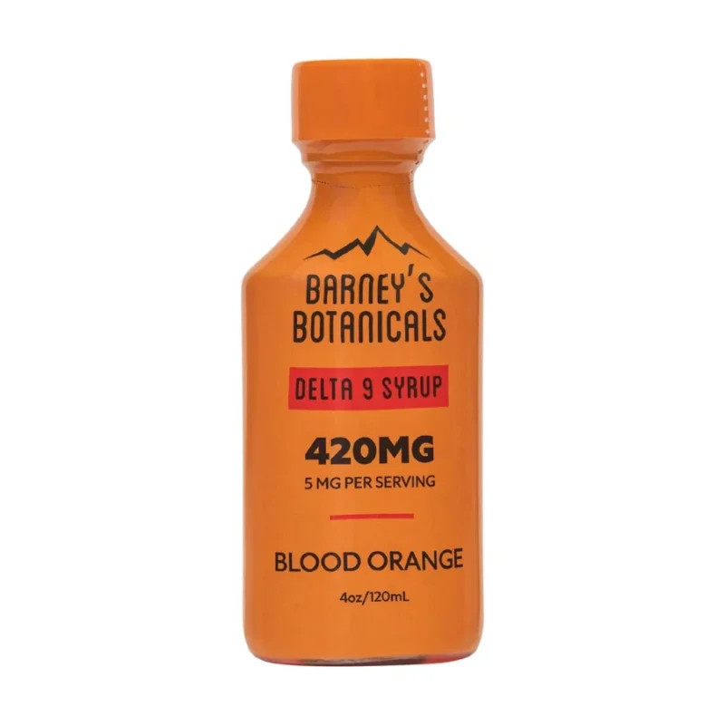 Barney's Botanicals Delta 9 THC Syrup - 420mg - Blood Orange