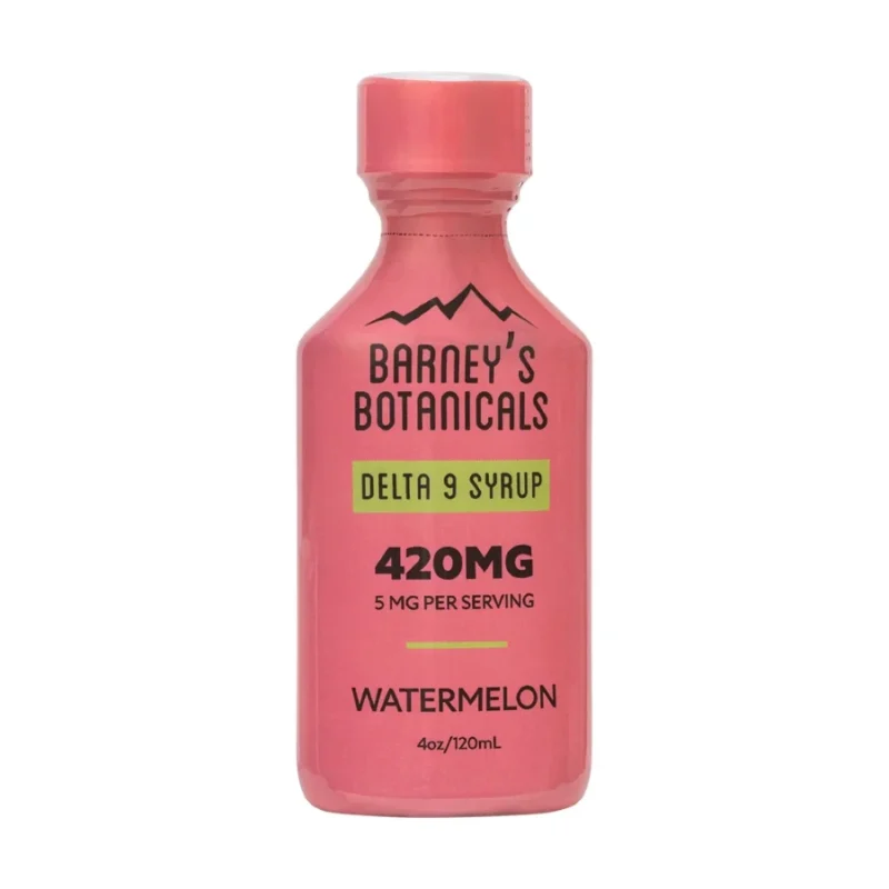 Barney's Botanicals Delta 9 THC Syrup - 420mg - Watermelon