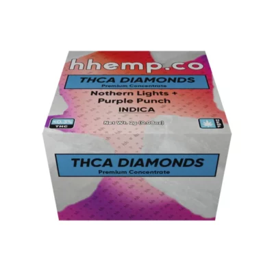 HH Live Resin THCa Diamonds - 2G Indica - Northern Lights + Purple Punch