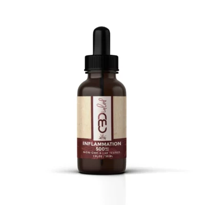 Inflammation CBD Target Tincture 500mg by CBDialed - Front of Bottle Image