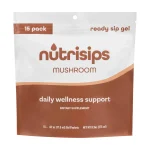 Nutrisips Mushroom Daily Wellness Support Ready Sip Gel