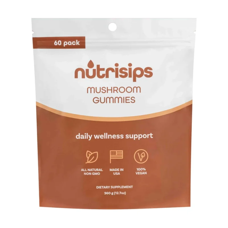 Nutrisips Mushroom Gummies For Daily Wellness Support