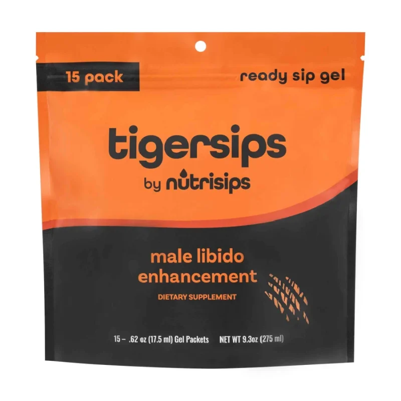 Nutrisips Tigersips Male Libido Enhancement Ready Sip Gel