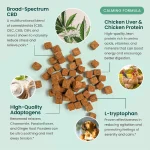 R&R CBD Calming Dog Chews - Calming Formula Infographic