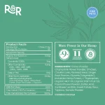 R&R CBD Calming Dog Chews Product Facts and Ingredients Label